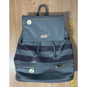 DEUX LUX Backpack GRAY/GOLD ACCENTS